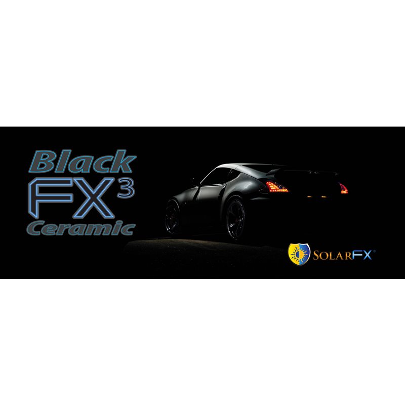 Black FX3 Ceramic Wall Banner