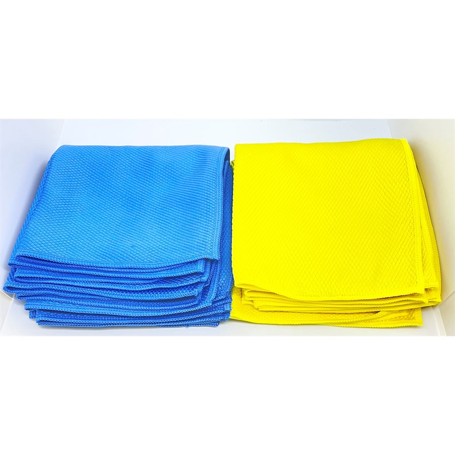 INSTALLER GRADE 20-PACK LINT-FREE WOVEN MICROFIBER TOWELS 