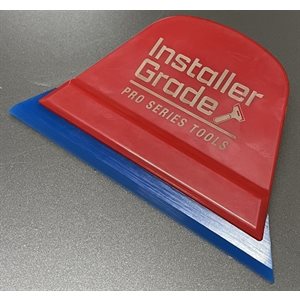 INSTALLER GRADE RED HANDLE WITH BLUE BEVEL SQUEEGEE