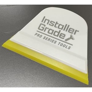 INSTALLER GRADE WHITE HANDLE WITH YELLOW BEVEL SQUEEGEE