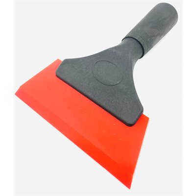 RED SQUEEGEE WITH HANDLE