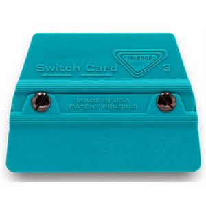 TRI-EDGE SWITCH-CARD 3 / 4 TEAL WITH BUFFER